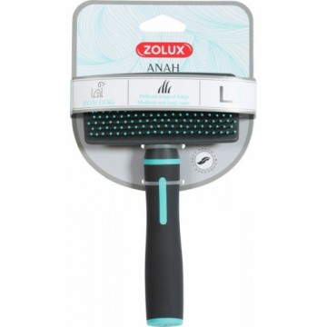 Dog Brush Zolux Anah Large Soft Multicolour Turquoise