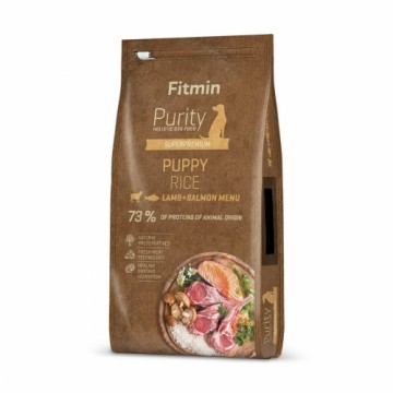 Фураж Fitmin Purity Для взрослых Щенок / Юниор Лососевый Мясо ягненка 2 Kg