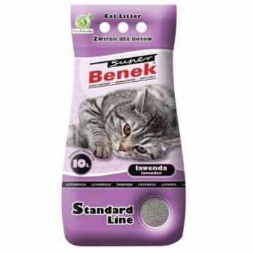 Smiltis kaķiem Super Benek Standard Pelēks Lavanda 10 L