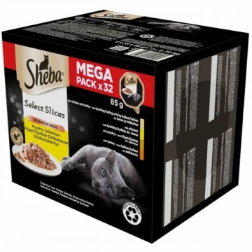 Cat food Sheba                                 Chicken Turkey Birds 32 x 85 g