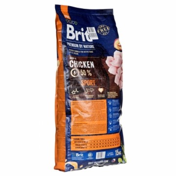 Lopbarība Brit Premium by Nature Sport Pieaugušais Cālis 15 kg