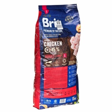 Фураж Brit Nature Adult Large Для взрослых Курица 20-40 Kg 15 kg