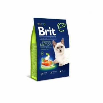 Kaķu barība Brit PREMIUM BY NATURE STERILIZED Pieaugušais Laša krāsas Turcija 1,5 Kg