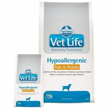 Fodder Farmina Vet Life Hypoallergenic Fish & Potato 12 kg Adult