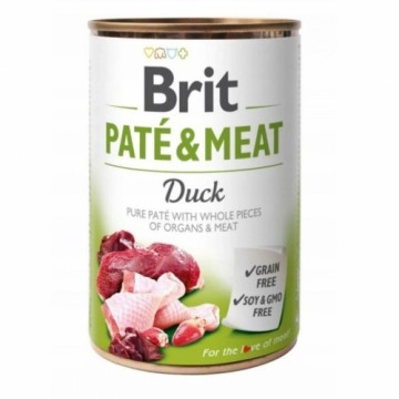 Karma BRIT PATÉ & MEAT z kaczką - mokra karma dla psa 400g