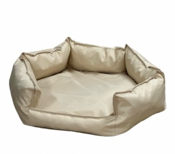 GO GIFT Hexagon beige XXL - pet bed - 90 x 63 x 16 cm