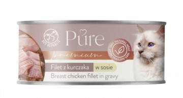 PET REPUBLIC Breast chicken fillet in gravy - wet cat food - 80g