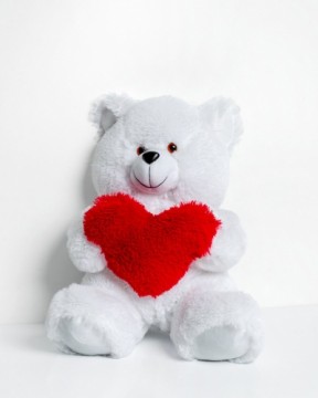 FRANK teddy bear 50 cm white