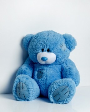 Go Gift TEDDY bear 60 cm blue