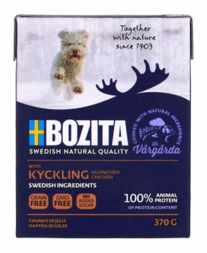 BOZITA Wet dog food Chunks in jelly Chicken 370 g