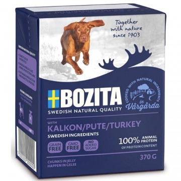 BOZITA Wet dog food Chunks in jelly Turkey 370 g