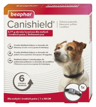 BEAPHAR Canishield S/M - deltamethrin therapeutic collar for dogs - 48 cm