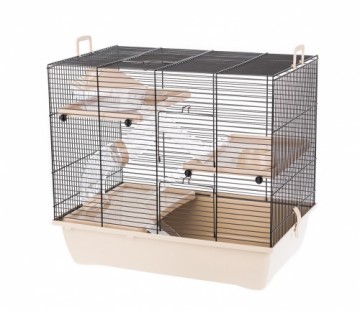 INTER-ZOO Pinky 3 Zinc Beige - cage for a hamster