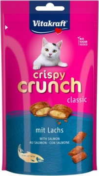 VITAKRAFT Crispy Crunch Salmon - cat treats - 60g