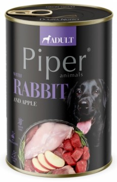 DOLINA NOTECI Piper Animals Rabbit and apple - wet dog food - 800g