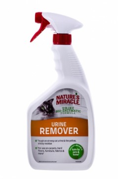 NATURE'S MIRACLE Urine Remover Cat - Spray for cleaning and removing dirt  - 946 ml