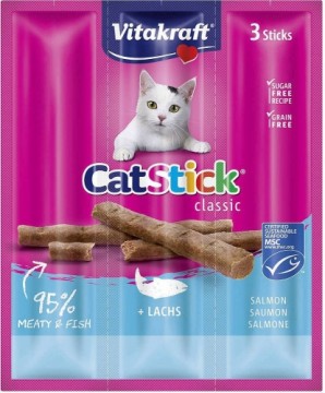 VITAKRAFT CatStick Classic Salmon - cat treats - 18g