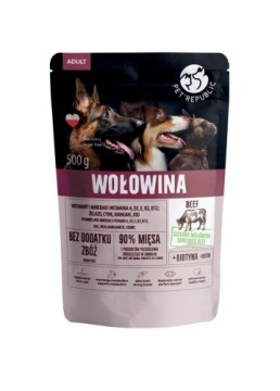 PET REPUBLIC Adult Beef - wet dog food - 500g