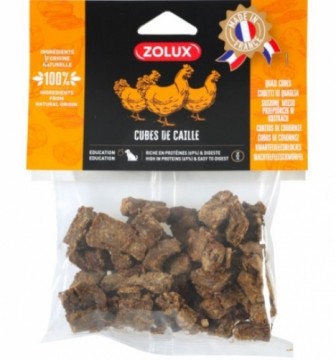 ZOLUX Quail cubes - dog treat - 150g