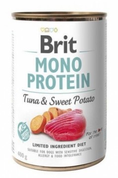 BRIT Mono Protein Tuna with sweet potato - wet dog food - 400g