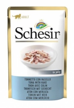 Agras Pet Foods SCHESIR in jelly Tuna with hake - wet cat food - 85 g