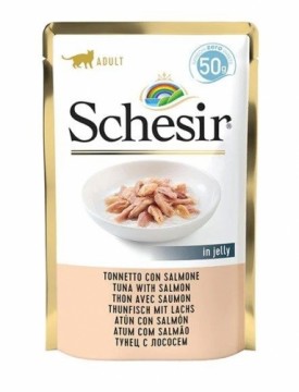 SCHESIR in jelly Tuna with salmon - wet cat food - 50 g