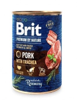 BRIT Premium by Nature Pork with Trachea - Wet dog food - 400 g