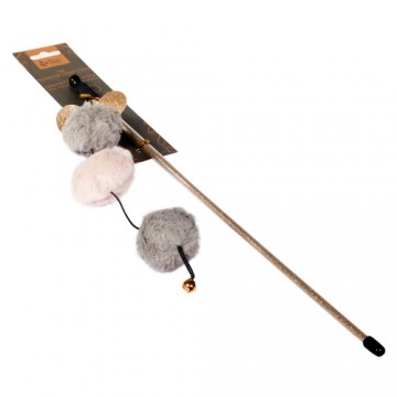 DINGO Fishing rod with pompoms - cat toy