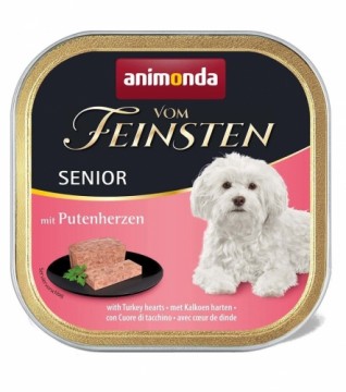 ANIMONDA vom Feinsten Senior Turkey hearts - wet dog food - 150 g