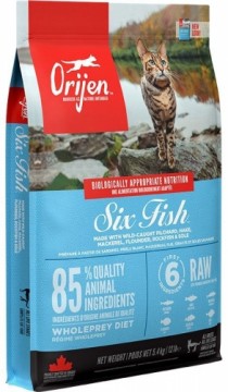 ORIJEN Six fish - dry cat food - 5,4 kg