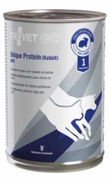 TROVET Unique Protein UPR with rabbit - Wet dog and cat food - 400 g