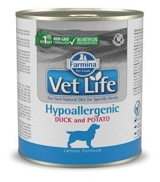 Farmina Vet Life Diet DOG Hypoallergenic Duck & Potato 300 g