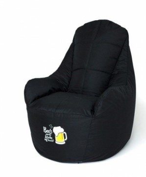 Sako Boss sack pouffe black XXL 140 x 90 cm