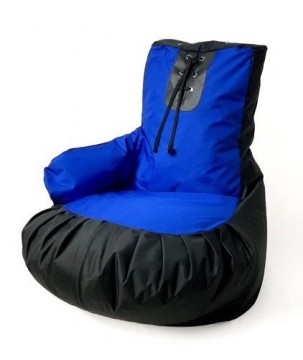 Sako bag pouffe boxing glove black-blue XXL 130 x 90 cm