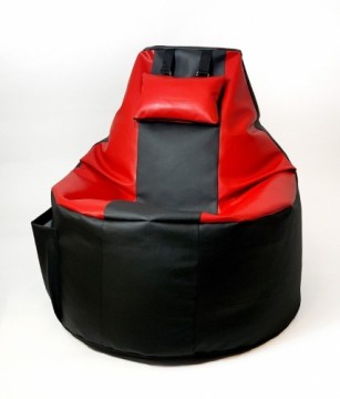 Player sack Sako pouffe black-red XXL 130 x 90 cm