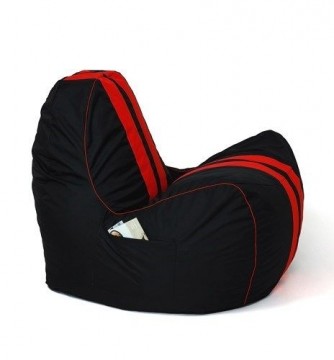 Sako bag pouffe Ferrari black-red XXL 140 x 100 cm