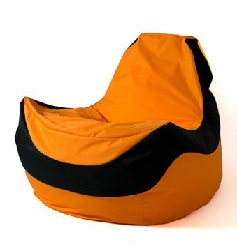 Sako bag pouf Bolid orange-black XXL 140 x 100 cm