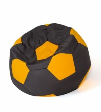 Sako bag pouffe Ball black-yellow XL 120 cm