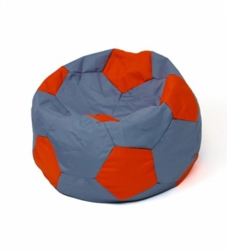 Go Gift Soccer Sako bag pouffe grey-red XL 120 cm