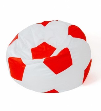 Sako bag pouf Ball white-red XXL 140 cm