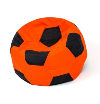 Sako bag pouf Ball orange-black XXL 140 cm