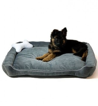 GO GIFT Lux grey - pet bed - 95 x 70 x 9 cm