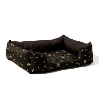 GO GIFT Dog bed XXL - brown - 90x63x16 cm