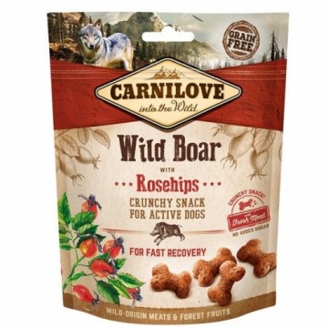 CARNILOVE Fresh Crunchy Wild Boar & Rosehips With Fresh Meat - dog treat - 200 g