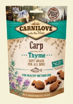 CARNILOVE Soft Carp+Thyme dog treat - 200 g