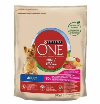 Purina Nestle PURINA One Mini Adult Beef, Rice - Dry Dog Food - 800 g