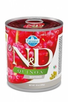 FARMINA N&D Dog Quinoa Pork Neutered - wet dog food - 285 g