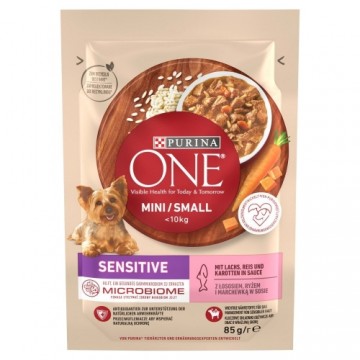 Purina Nestle PURINA One Mini/Small Sensitive Salmon with rice - Wet dog food - 85 g