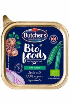 BUTCHER'S Bio Foods with Turkey - Wet dog food - 150 g