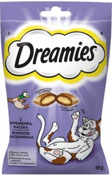 Dreamies 5998749116500 cat treats Duck Snacks 60g